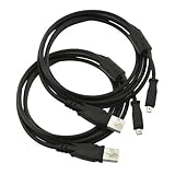 Cybertech PS4 15' Feet Long Charging Charger Power Cables USB Cord for PS4 DualShock 4 Playstation 4 Controller (QTY:2)