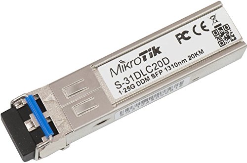 Mikrotik-S-31DLC20D-1250Mbits-SFP-1310nm-red-modulo-transceptor-Transceptor-de-red-1250-Mbits-SFP-LC-1310-nm-20000-m-RB260GSRB2011LS-RB2011LS-IN-RB2011UAS-IN-RB2011UAS-RM-RB2011UAS-2HnD-RB2011UAS-2HnD