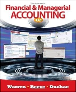 Financial Managerial Accounting 11e 9781285917955 Books