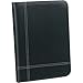Portfolio, BuyAgain Black G-9 Soft Leatherette Professional Bussines Resume Document Organizer Padfolio Portfolio with Zippered Closure, 3 Ring Binder & A Built in Solar Calculator.