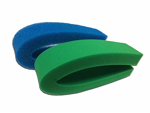 LTWHOME Replacement Foam Filter Sponge Set Fit for Oase Biotec 4 (1 Set,1 Fine + 1 Coarse)