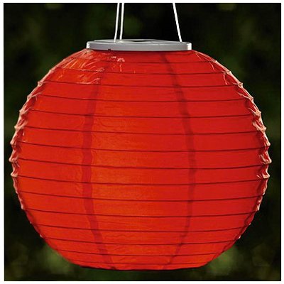 Amazon Com Fs Red Solar Lantern Pack Of 6 Home Improvement