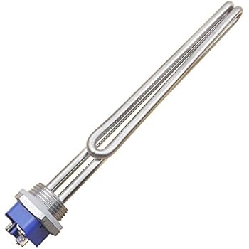 DERNORD 240V 2500W Foldback Water Heater Element Screw ... wiring 240v heating element 