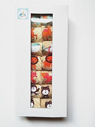 14-Pack Baby Bandana Feeding Bibs and Burp Cloths for Boys and Girls, Unisex Saliva Bib Gift Set Drooling &amp; Burping, Organic Cotton, Ultra Soft and Absorbent (Gift box set, Brown no stripes)