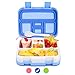 DaCool Bento Box for Kids Lunch Box BPA-Free Upgraded Toddler School Lunch Container with Spoon Compartments Leak Proof Durable, Meal Fruit Snack Packing for Picnic, Microwave Safe