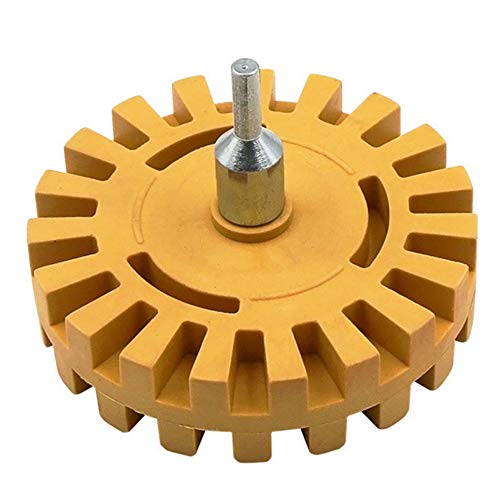 Muye 4"(100mm) Pneumatic Degumming Disc Universal Rubber Eraser Wheel For Remove Car Glue Adhesive Sticker Car Tire Polishing Wheel - Thumbnail 7