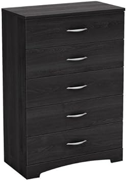 Amazon Com Newcastle 5 Drawer Chest Grey Oak Kitchen Dining