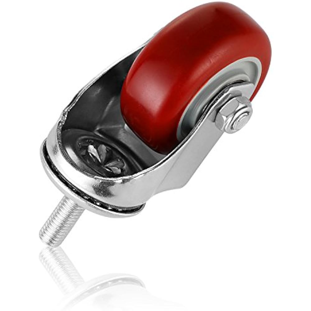 Heavy Duty Swivel Caster Wheels 3 Inch Threaded Stem Mount Castors On