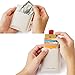RFID Minimalist Slim Leather Wallets - Credit Card Holder Wallet for Men Women (silver white)