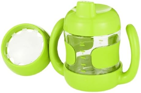 2 x OXO tot Sippy Cup Set with Training Lid ,Green / 7 oz