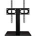 WALI Table Top TV Stand with Glass Base and Security Wire Fits Most 32 to 47 inch LED, LCD, OLED and Plasma Flat Screen TV with VESA up to 400 by 400mm (TVDVD-01), Black primary