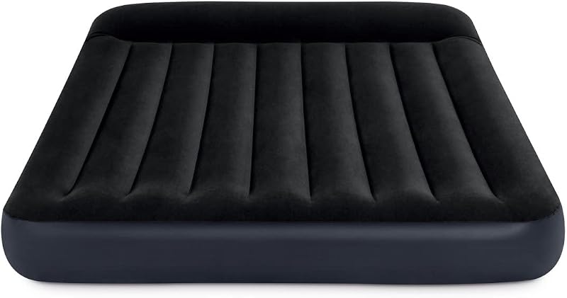 Almofada intex queen rest colchão inflável clássico com fiber-tech rp, tamanho inflado: 152 x 203 x 25 cm (64150nd)