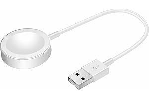 TOP-UP Short Charger Compatible with Apple Watch, Portable Wireless USB Charging Cord (1.15ft/14inch/35cm) Magnetic Cable for iWatch Series Ultra 2/Ultra/10/9/8/7/6/SE2/SE/5/4/3/2/1
