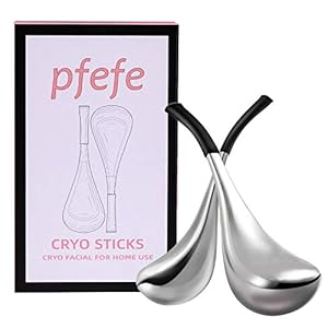 Ice-Globes-Facial-Skin-Care-Tools-for-Women-Face-Eyes-Stainless-Steel-Face-Beauty-Cryo-Sticks-for-Girls-Ladies-Cooling-Massage-Spa-Globes-with-Storage-Case Pfefe Ice Globes Facial Skin Care Tools for Women Face Eyes, Stainless Steel Face Beauty Cryo Sticks for Girls Ladies…