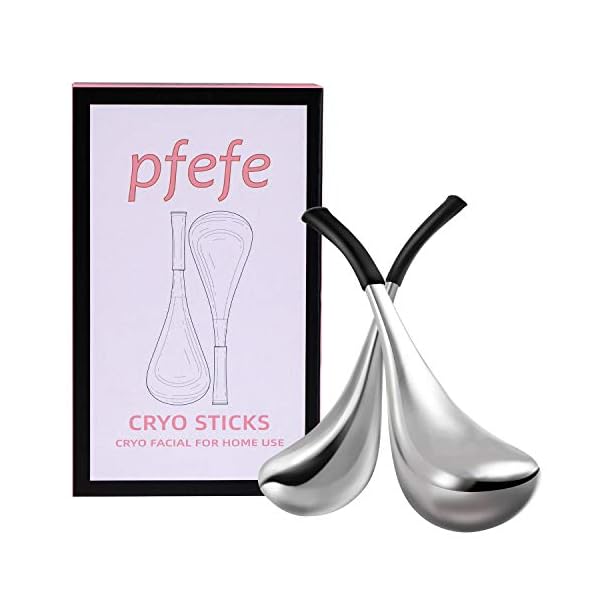 Ice-Globes-Facial-Skin-Care-Tools-for-Women-Face-Eyes-Stainless-Steel-Face-Beauty-Cryo-Sticks-for-Girls-Ladies-Cooling-Massage-Spa-Globes-with-Storage-Case Pfefe Ice Globes Facial Skin Care Tools for Women Face Eyes, Stainless Steel Face Beauty Cryo Sticks for Girls Ladies…