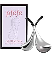 Ice Globes Facial Skin Care Tools for Women Face Eyes, Stainless Steel Face Beauty Cryo Sticks fo...