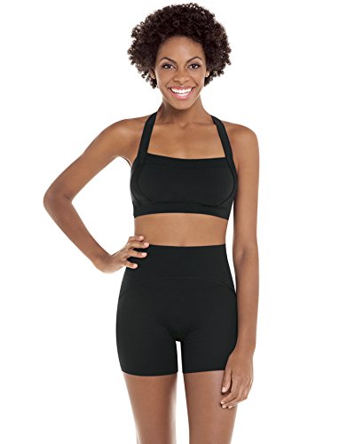 Spanx Active Women's Shaping Compression Girl Short Black Shorts XL X 3