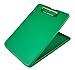 Saunders Green SlimMate Plastic Storage Clipboard with Low Profile Clip for Portable Mobile Organization (00561), Letter