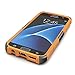 Galaxy S7 Case, BUDDIBOX [HSeries] Heavy Duty Swivel Belt Clip Holster with Kickstand Maximal Protection Case for Samsung Galaxy S7, (Orange)