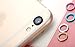 UHIPPO iPhone 6 Plus iPhone 6s Plus Camera Lens Protector Camera Lens Case Camera Aluminum Protective Ring for iPhone 6 Plus iPhone 6s Plus 5.5 Inch Rose Gold