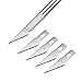 Gejoy Hobby Blades Set in Storage Case, 11 Replacement Blade for Hobby Knife Cutting Tool for Art Cutting, Sculpture, Scrapbooks (100)