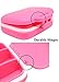 Meta-U Small Pill Box Supplement Case for Pocket or Purse - 3 Removable Compartments Travel Medication Carry Case - Daily Vitamin Organizer Box (Pink)