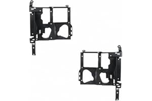 KARPARTS360 For GMC Sierra 1500/2500 1999 2000 2001 2002 Headlight Mounting Panel Driver and Passenger Side | Pair | Replacement For GM1221121, GM1221122 | 15798919, 15798920