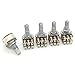 5 Pack Dual Deck MN250k Blend Balance Pickups Potentiometer Audio Pots Guitar Volume Tone Control Pots Switch
