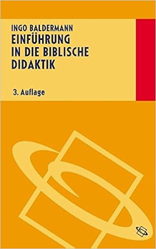 Einfuhrung In Die Biblische Didaktik Amazon De Baldermann Ingo Bucher