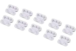 10 Pieces Protable Replacement Reusable Plastic Vertical Roller Blind Ball Chain Cable Connector Clips for Home Use Fashion w