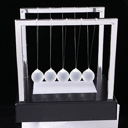 image for MonkeyJack Colorful Light Up Newton's Cradle Balance Ball Pendulum Phy