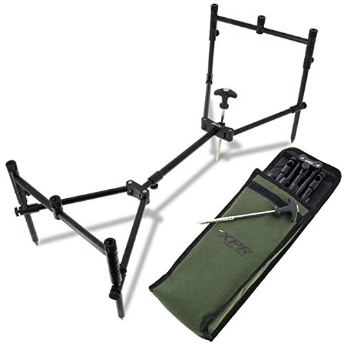 NGT ROD POD CARP FISHING FULLY ADJUSTABLE LIGHTWEIGHT COMPACT 3 ROD POD XPR