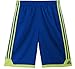 Adidas Boys Performance Athletic Gym Shorts with Pockets (S (8), Collegiate Royal/Solar Slime Yellow)