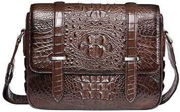 Whatna ワニ革 本革 ショルダーバッグ メンズ ポシェットポ メッセンジャーバッグ 横型 10 5インチipad収納可 小さめ ビジネスバッグクロコダイル革 本皮 通勤 通学 斜めがけバッグ かばん男性用 ブラウン 黒 1102 Innhs Edu Ph