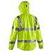 Grundéns Weather Watch Hooded Fishing Jacket, Reflective Yellow - X-Large