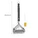 GAINWELL Safe Metal Helix BBQ Grill Clean Brush - 3 Brushes in 1