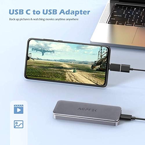 AGPTEK M.2 NVME obudowa SSD - PCIe USB 3.1, Gen 2, 10 Gbps ...