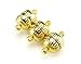 20 Sets - CleverDelights Magnetic Jewelry Clasps - Deco Drum Style - Gold Color