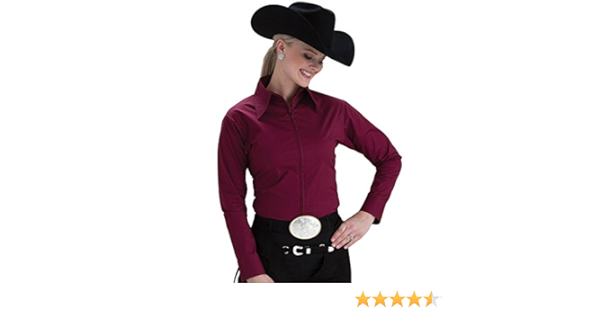 Burgundy western show shirt Clearance