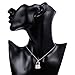 joyliveCY Women Lock & Key Gold Plated Necklace Rose Gold Chain Necklace