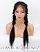 Chantiche 180% Density 360 Lace Wigs with High Ponytail and Baby Hair Pre-plucked Human Hair Wig Straight Brazilian Virgin Remy 360 Lace Frontal Wig for Women 20inches Natural Color