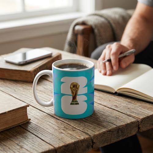 Mundo Avios Messi Lionel Messi AFA Argentina Football Team Memorial Ceramic Mug 11oz 11oz Own Designs We are Sportivo Maglietta (Figurita, Messi26)