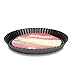 Pie Tart 11” Baking Pan Made of Non-Stick Black Aluminum for Home Kitchen and Catering