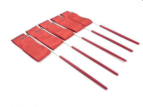 6.5-Foot Long Red Dancing Ribbon Streamer Rhythm Ribbon Set Pack of 10