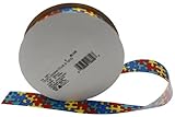 Autism Awareness Jigsaw Ribbon Spool
