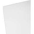 OPTIX Clear Acrylic Plastic Sheet - 0.093 Clear - 11 in. x 14 in. - 1 Pack – Clear Plastic Sheet, Glass Replacement