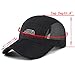 WINMIS Summer Baseball Cap Quick Dry Mesh Back Cooling Portable Sun Hats for Sports Golf Running Fishing Outdoor Research Lightweight Breathable (Black)