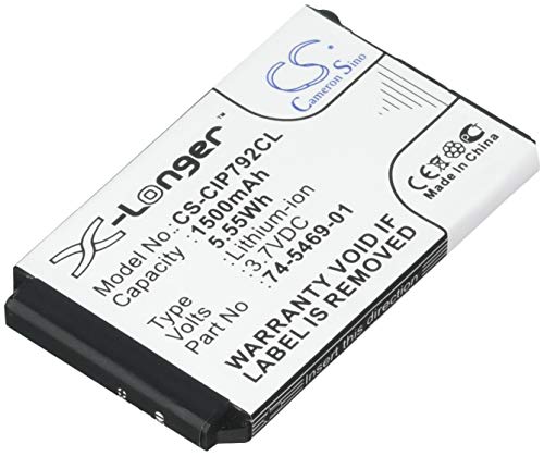 VINTRONS 1500mAh Battery for Cisco 7925G, 7926G, 7925G, 7925G-EX, CP-7925G-A-K9