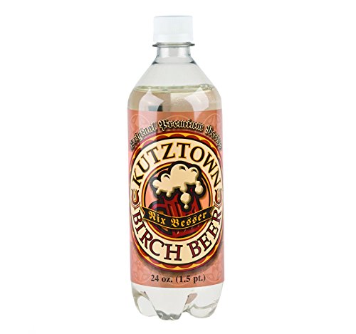 Kutztown "Nix Besser" White Birch Beer, 24 Oz. Bottles (Pack of 12)