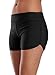ALove Swim Shorts for Women Swim Boardshorts Swimsuit Bottom Black 10